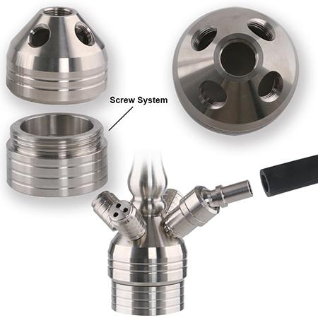 شيشة ستانلس ستيل،  SS-B002