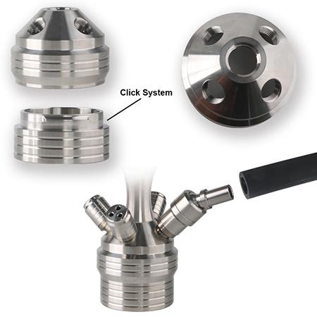 شيشة ستانلس ستيل،  SS-B005